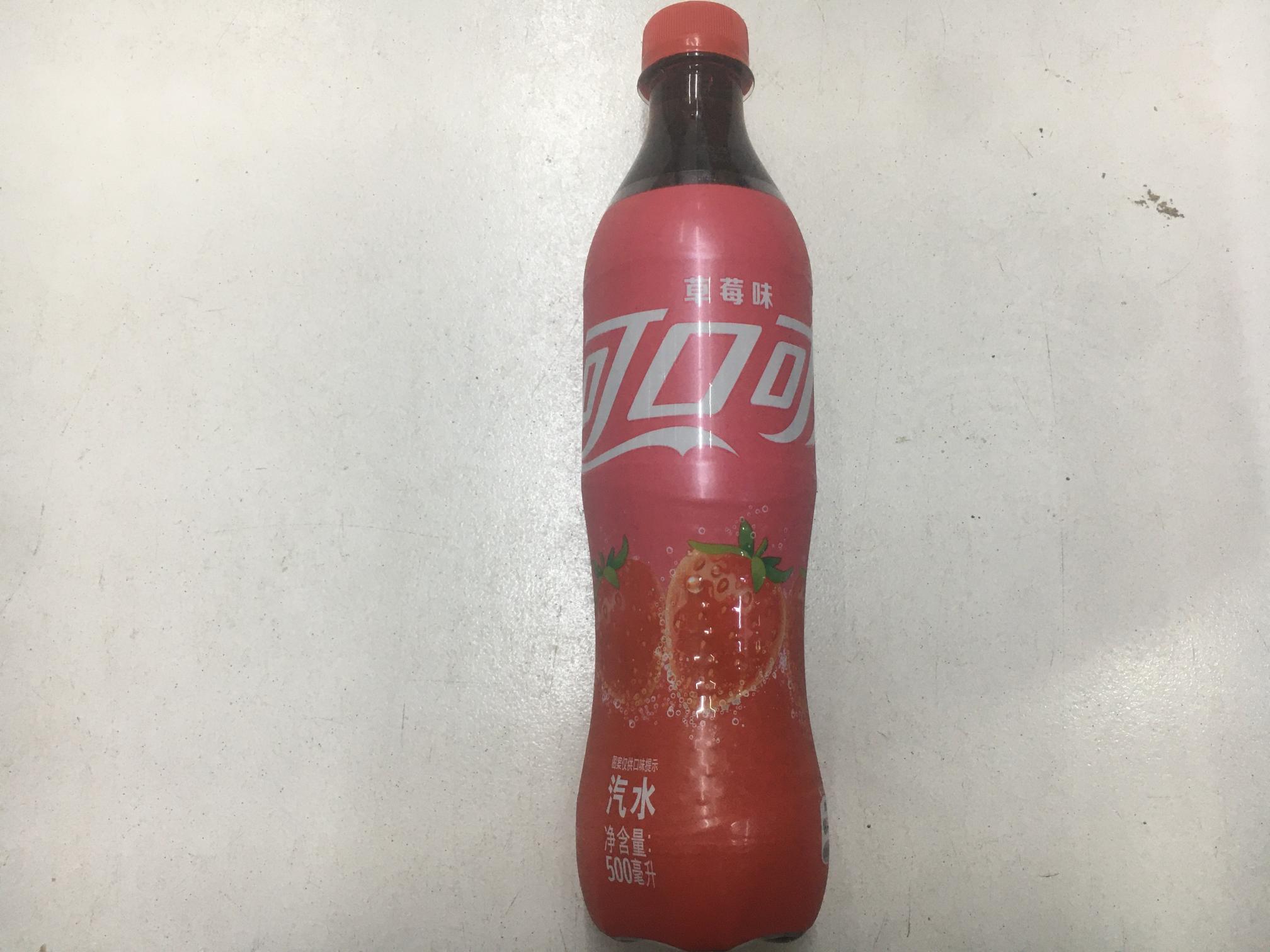 可口可乐500ml/瓶(草莓味)