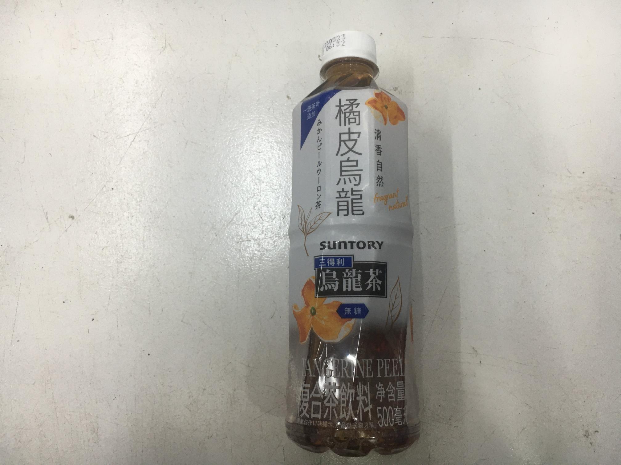 三得利橘皮乌龙500ml/瓶(清香自然)