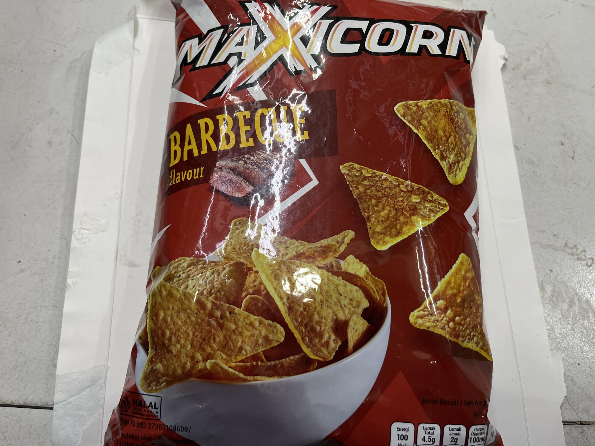 MAXICORN玉米片140克/包（烧烤味，膨化食品）